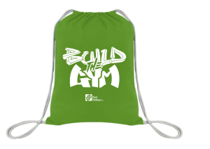 Pure Parkour Inc Build the Gym Drawstring Bag